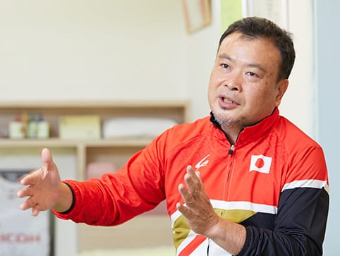 Interview with trainer Tameyasu Maeda