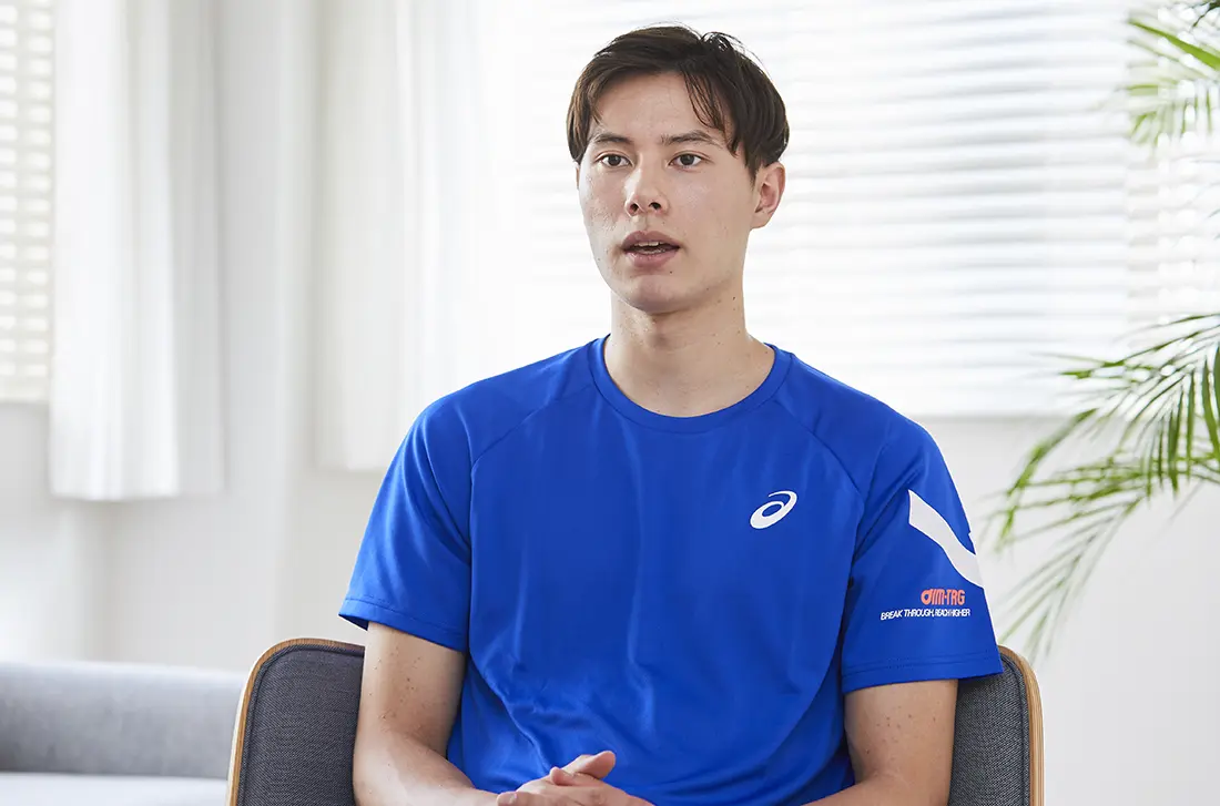 Professional volleyball player Ran Takahashi answered various questions
