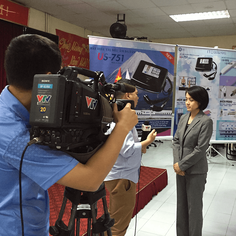 Our PT gets interview for Vietnam TV