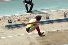 Daigo Hasegawa, triple jumper belonging to ITO