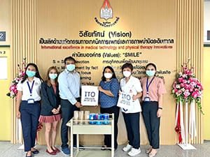 product promotion and treatment seminar at the Faculty of Associated Medical Sciences, Khon Kaen University.