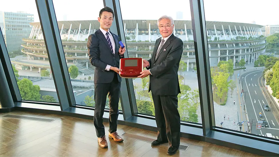 photo: photo session width the Japan Triathlon Union