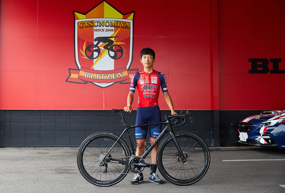 Road cycling racer Nariyuki Masuda answered various questions