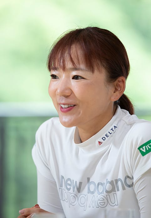 Professional Golfer Chie Arimura answered various questions