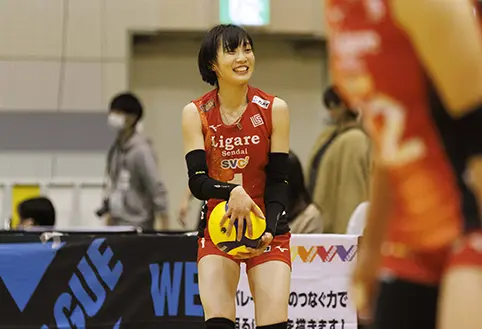 Ayaka Sugiura, player of Ligare Sendai