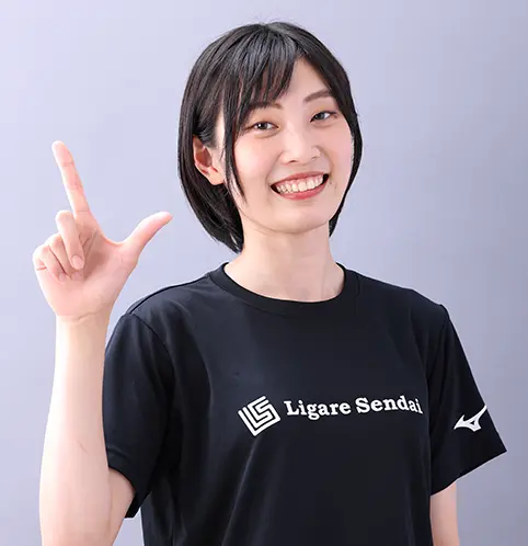 Ayaka Sugiura, player of Ligare Sendai