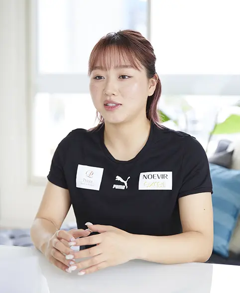 Figure skater Wakaba Higuchi answered various questions